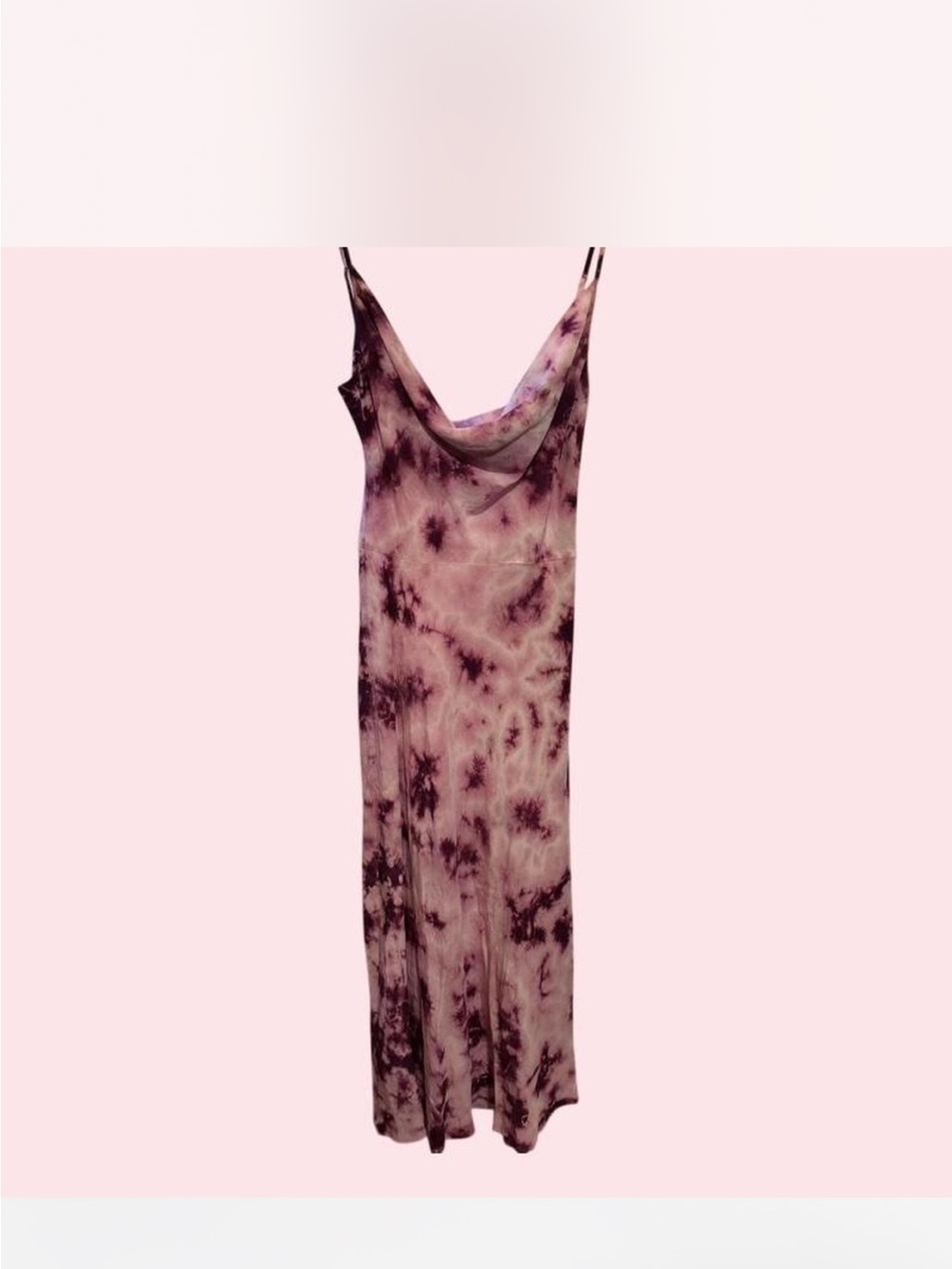 Realisation Par Mauve & Plum Tie-Dye Slip Maxi Dress